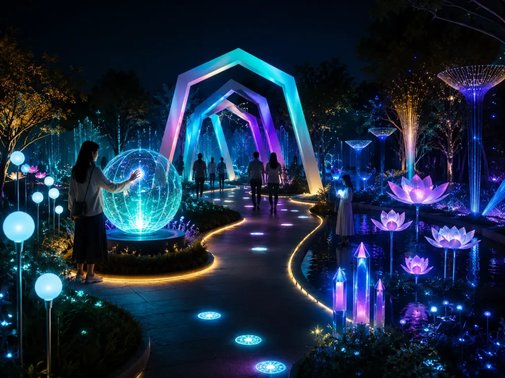 interactive light art